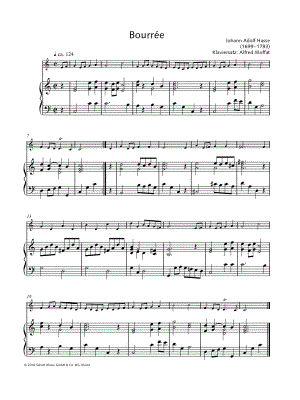 Bourrée - Recorder & Piano