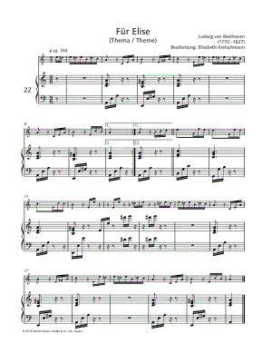 Für Elise - Recorder & Piano