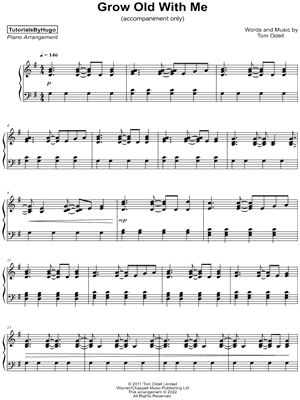 Grow Old With Me [accompaniment only]