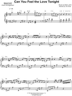 Can You Feel the Love Tonight