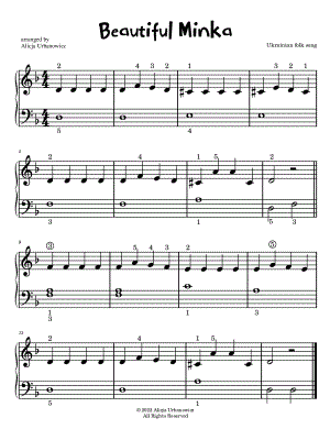 Air Russe, Op. 107, No. 7 [easy]