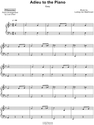 Adieu to the Piano [easy]