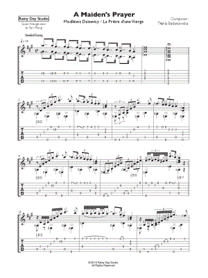 The Maiden's Prayer, Op. 4