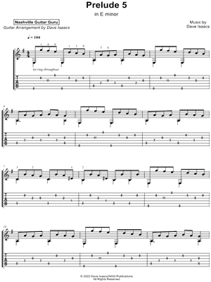 Prelude 5 in E Minor