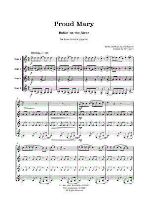 Proud Mary - French Horn Quartet