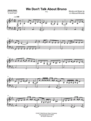 We Don't Talk About Bruno [easy]