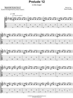 Prelude 12 in Eb Major