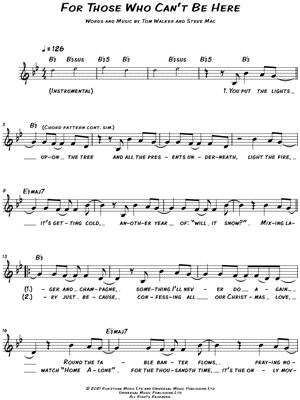 For Those Who Can't Be Here