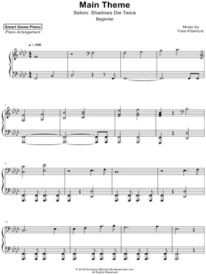 Main Theme from Sekiro: Shadows Die Twice [beginner] by Materia Editions - Sheet Music
