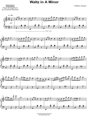 Waltz in A Minor, B. 150