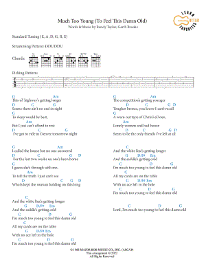 Much Too Young by Learn Guitar Favorites - Sheet Music