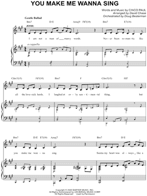 You Make Me Wanna Sing