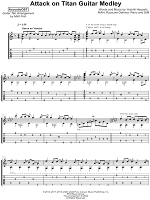 Attack on Titan Guitar Medley