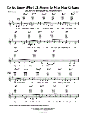 Do You Know What It Means to Miss New Orleans [advanced]