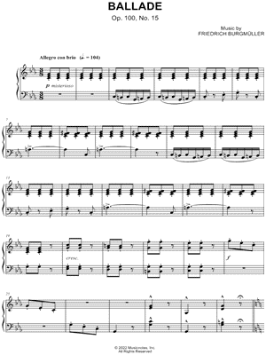 Ballade, Op. 100, No. 15