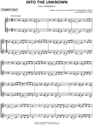 Into the Unknown - Trumpet Duet