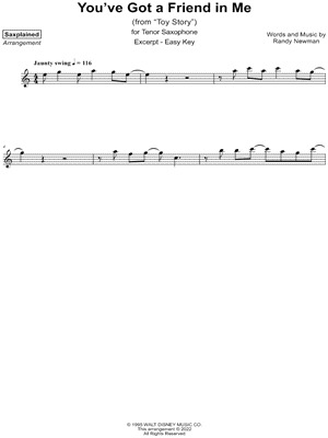 You've Got a Friend in Me [excerpt - easy]