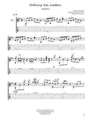 Nothing Else Matters by Eiro Nareth - Sheet Music