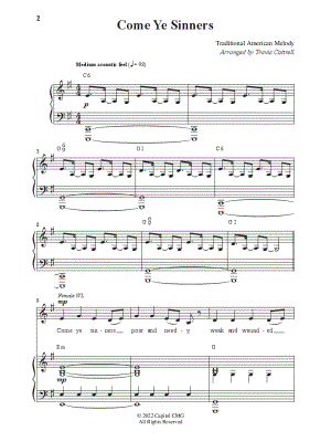 Come, Ye Sinners, Poor and Needy by Travis Cottrell - Sheet Music