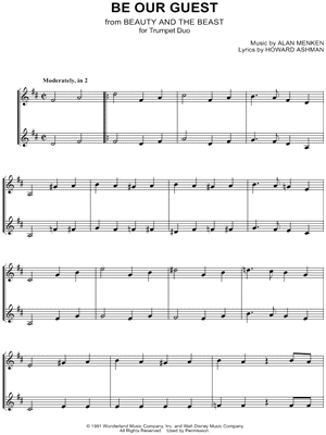 Be Our Guest - Trumpet Duet