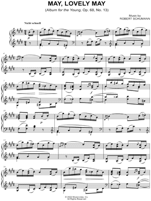 Album for the Young, Op. 68, No. 13: May, Lovely May