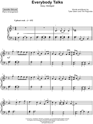 Everybody Talks [easy - abridged]