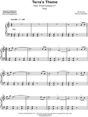 Terra's Theme [easy] by Chrissy Ricker - Sheet Music