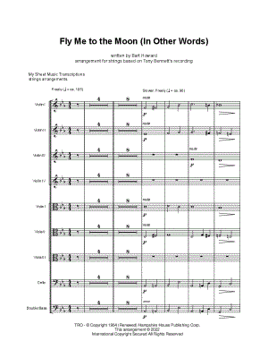 Fly Me to the Moon (Tony Bennett) - String Ensemble
