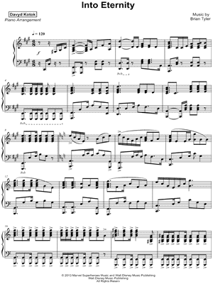 Into Eternity by Davyd Kotok - Sheet Music