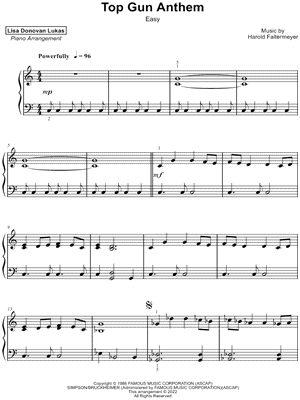 Top Gun Anthem [easy]