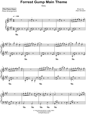 Forrest Gump Main Theme [easy]
