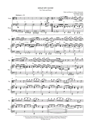 Hold My Hand - Viola & Piano