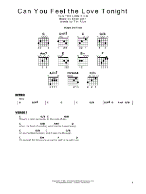 Can You Feel the Love Tonight