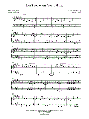 Don't You Worry 'bout a Thing