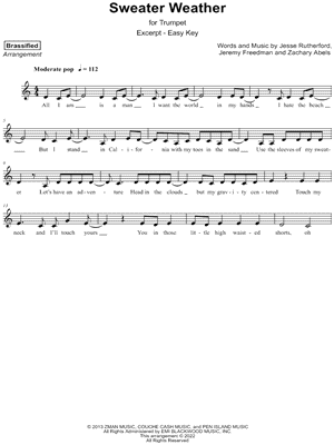 Sweater Weather [excerpt - easy]