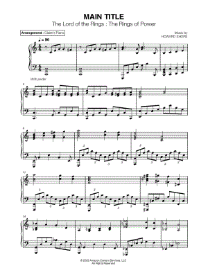 The Lord of the Rings: The Rings of Power Main Title