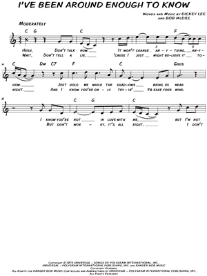 I've Been Around Enough to Know