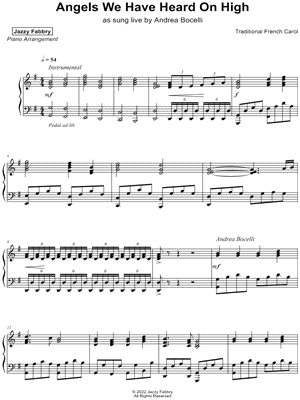 Angels We Have Heard on High