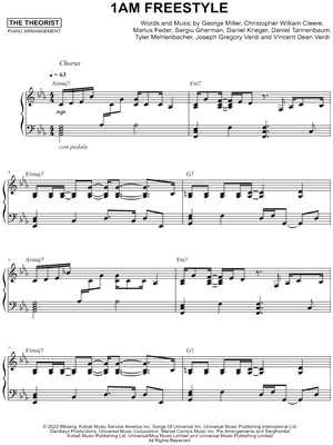 1AM FREESTYLE by The Theorist - Sheet Music