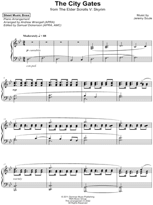 The City Gates by Sheet Music Boss - Sheet Music