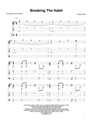 Breaking the Habit by Eiro Nareth - Sheet Music