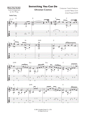 Something You Can Do by Rainy Day Studio - Sheet Music