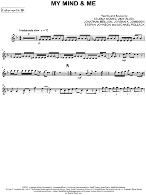 My Mind & Me - Bb Instrument