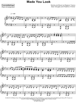 Made You Look by TutorialsByHugo - Sheet Music