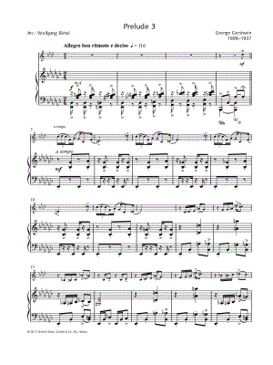 Prelude III - Clarinet & Piano