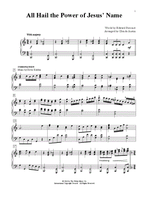 All Hail the Power of Jesus' Name