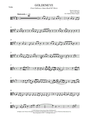 Goldeneye [advanced] by Charlene Elisha Gregory - Sheet Music