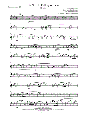 Can't Help Falling in Love [advanced]