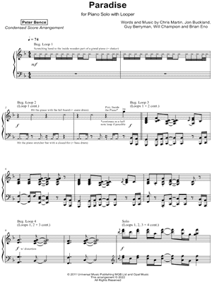 Paradise [condensed score]