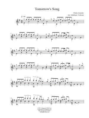 Tomorrow's Song by Matthew Cochran - Sheet Music